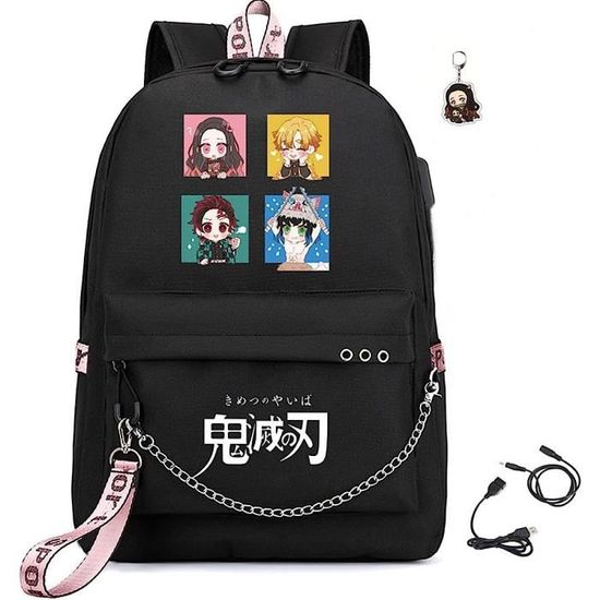 Sac à Dos Scolaire Imperméable Style Anime Demon Huntrix - Léger, Ergonomique, Bretelles Rembourrées - Unisexe
