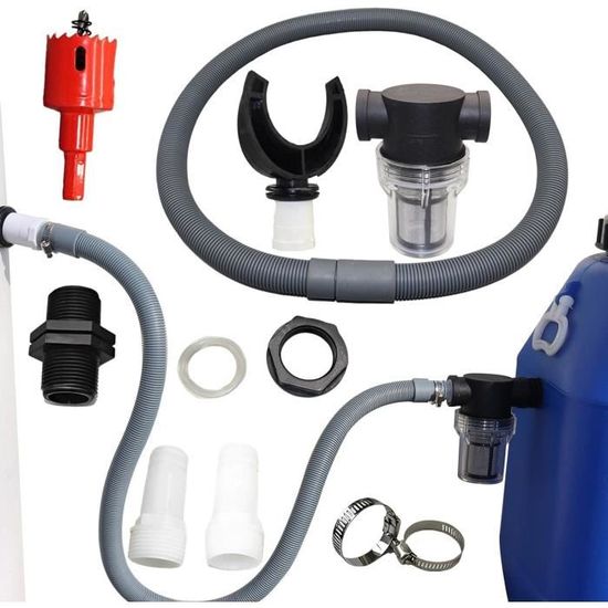 Cuve 800l Aérienne De Récupération D'eau - Réservoir Compact Bleu