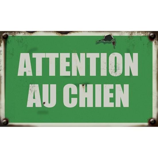 Acheter Panneau Attention Au Chien Rigide 180mm 4040028 ? Comparer Chez