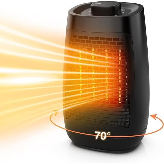 Radiateur Soufflant Ceramique - A7 - 1500W - Protection contre la