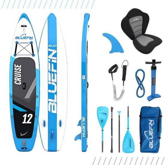Stand up paddle board gonflable et SUP kayak Cruise 12' Bluefin SUP