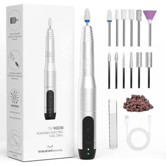 Ponceuse à Ongles Sans Fil Auriox Professionnelle - Rechargeable USB - Neuf
