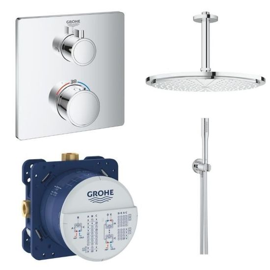 Mitigeur thermostatique encastrable Grohtherm GROHE Economie d'eau