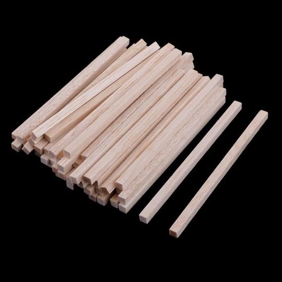 Lot De 50 Bâtons/poignées En Bois Pour Lanternes Portatives - Longueur 26.5 Cm - Finition Lisse - Pour DIY Et Remplacement - 2