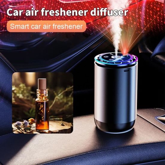 Diffuseur D'air Intelligent Pour Voiture - 3 Ou 5 Vitesses, Lumière, 6 Parfums, Démarrage Automatique, 1000 Utilisations
