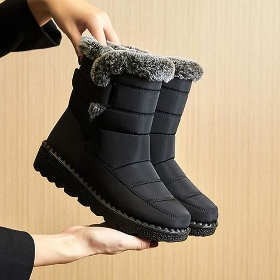 Bottes De Neige Imperméables Pour Femme - Après-Ski, Hiver - Chaussures Chaudes Et Élégantes - Taille 38