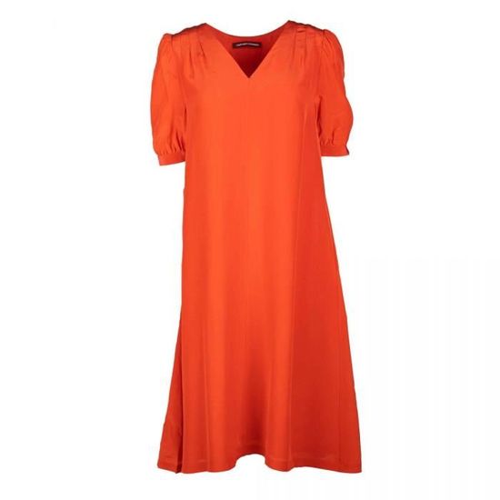 Robe mc en soie orange Femme COMPTOIR DES COTONNIERS Orange Cdiscount Pret a Porter