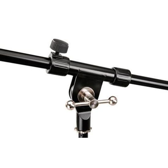Microphone Dynamique DM-58-B - Set Starter Avec Pied Et Câble XLR 5m - Supercardioïde, Anti-pop - Pour Chant, Parole, DJ, Beatbox - 3