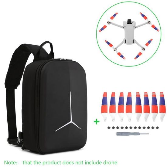 Sac de Rangement pour DJI Mini 3 Pro, Sac à Dos/Sac à bandoulière/étui Portable/Sac de Poitrine pour DJI Mini 3 Pro Rc, Accessoires de Drone, Le Noir, L, Modern Sac de Rangement pour DJI Mini 3 Pro, Sac à Dos/Sac à bandoulière/étui Portable/Sac de Poitrine pour DJI Mini 3 Pro Rc, Accessoires de Drone, Le Noir, L, Modern