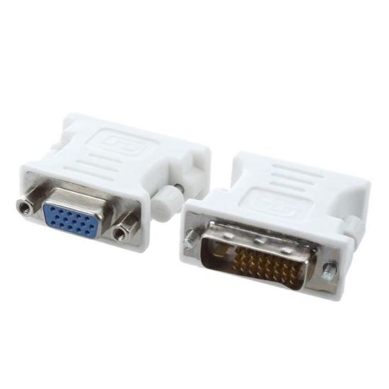 Lot De 4 Adaptateurs Vidéo : 3 X VGA-DVI + 1 X VGA-HDMI - Marques Diverses