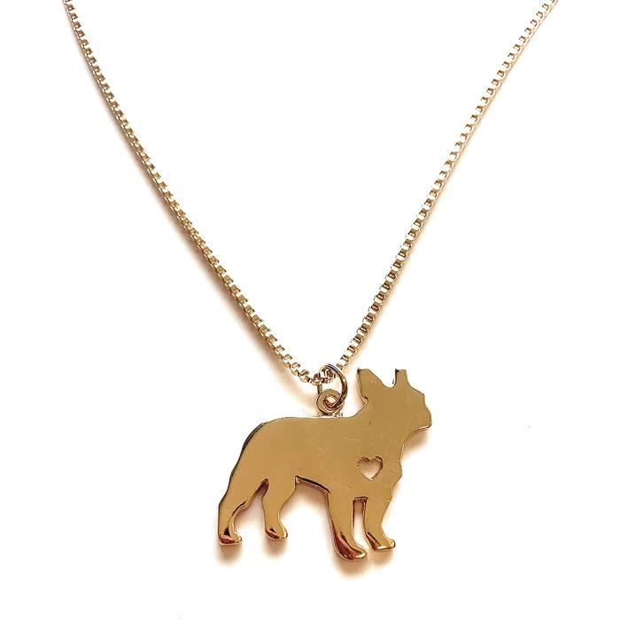 Pendentif chien Bouledogue français Pendentif chien Bouledogue français