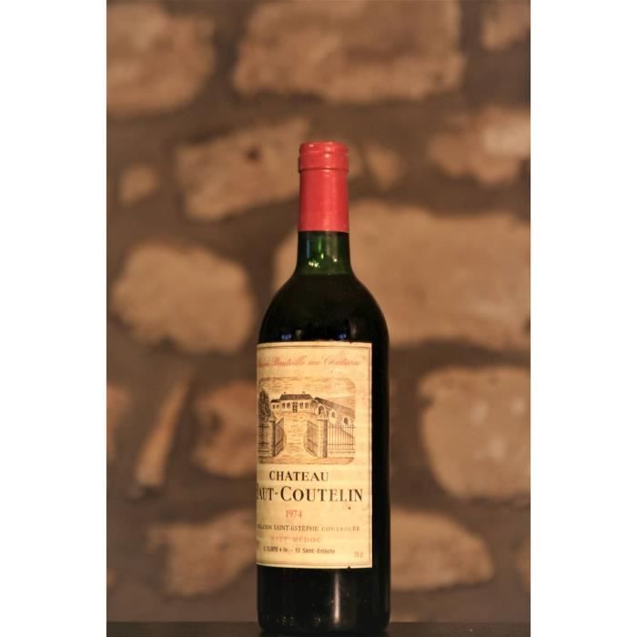 Vin rouge, Haut Médoc, Château Haut Coutelin 1974 Rouge
