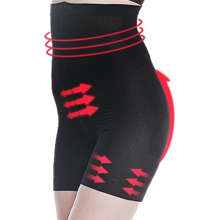 TUTU - JUSTAUCORPS Les femmes amincissants Shorts taille haute Panty corps mi-Cuisse Shaper Bodysui LXW90501321BKM_kit1096