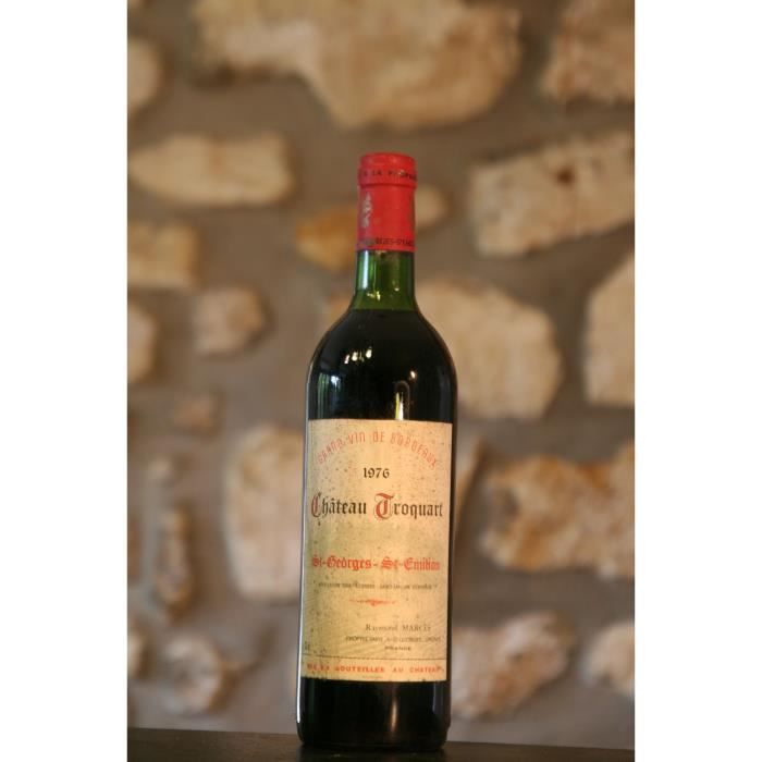 Saint Georges Saint Emilion,rouge, Château Troquart 1976 Rouge