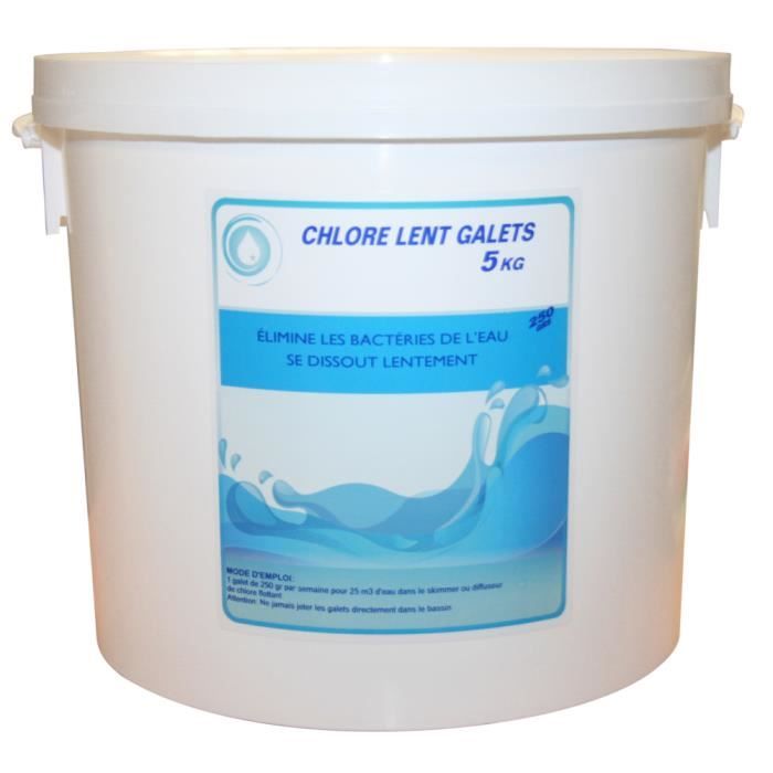 Chlore Lent en galet de 250g