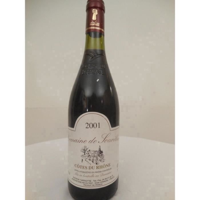 côtes du rhône domaine de sourilhac rouge 2001 - côtes du rhône france