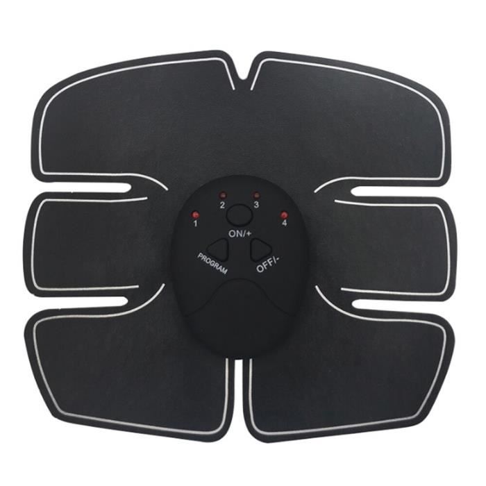 Stimulateur musculaire électrique Machine de formation bras abdominaux entraîneur musculaire corps - Modèle: Marron -