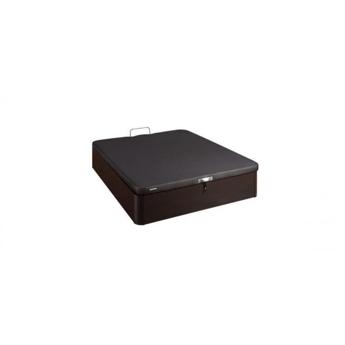 Sommier Lit Coffre Bultex ASTEROID Wengé 140x190