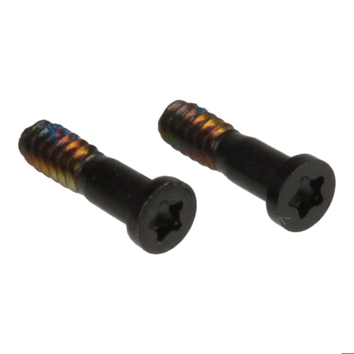 Lot de 2 vis du bas pentalobe noires pour iPhone 5, 5C, 5S, 6, 6S, 6 Plus et 6S Plus