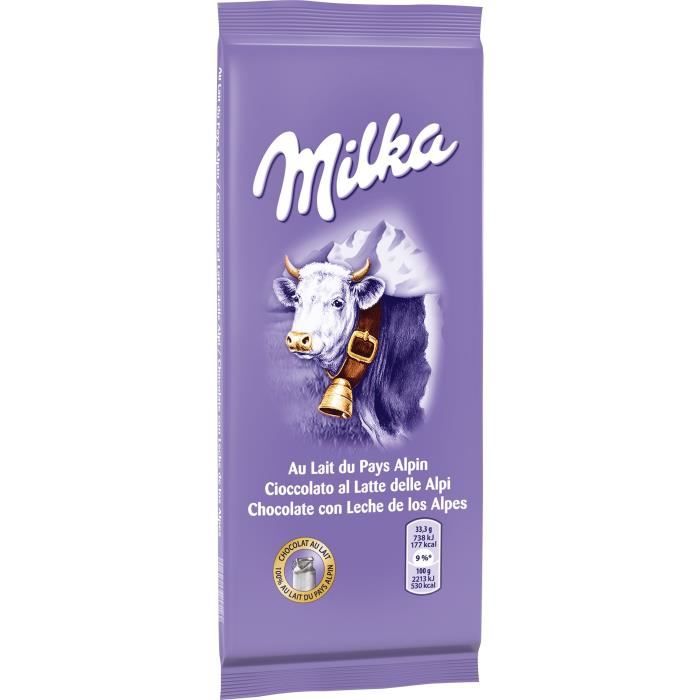 MILKA Chocolat au lait alpin - 200 g