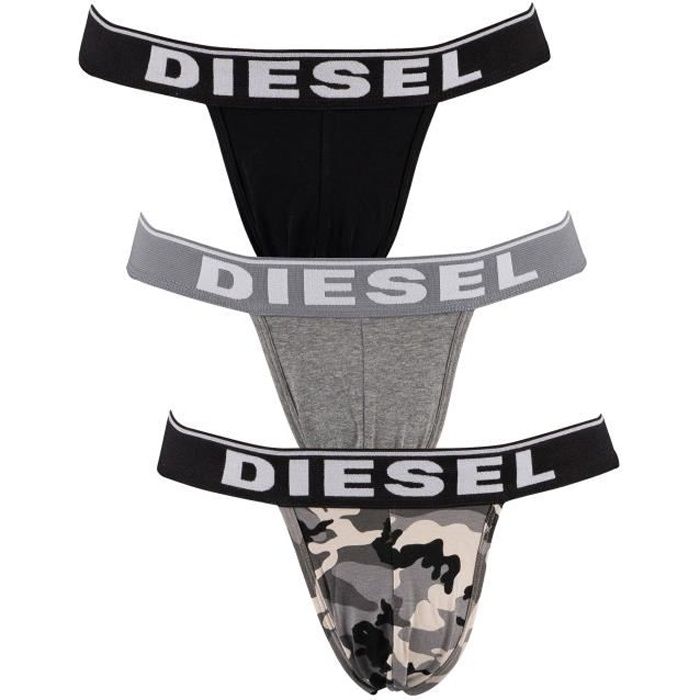 Diesel Pour des hommes Lot de 3 jockstrap Jocky, Multicolore