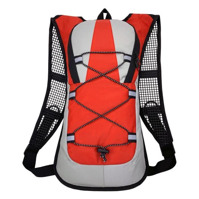 Vélo Sac à dos Sac à dos Sac à dos Étanche Sac à bandoulière imperméable pour la course à pied Escalade Trekking Travel Rouge