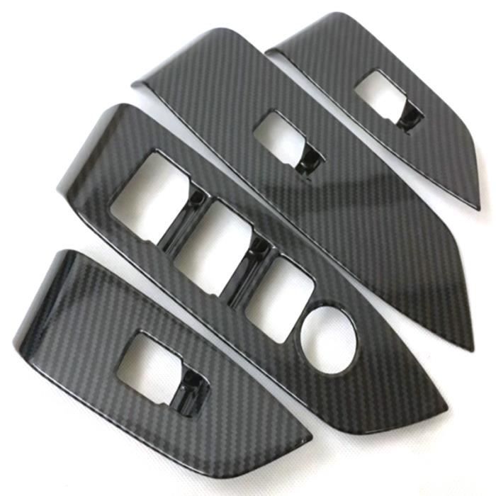 Pour Mazda Cx5 Cx 5 Cx-5 2017 2018 Garniture Intérieur De Voiture Garniture Couverture De Commutateur De Lève-Vitre Électrique