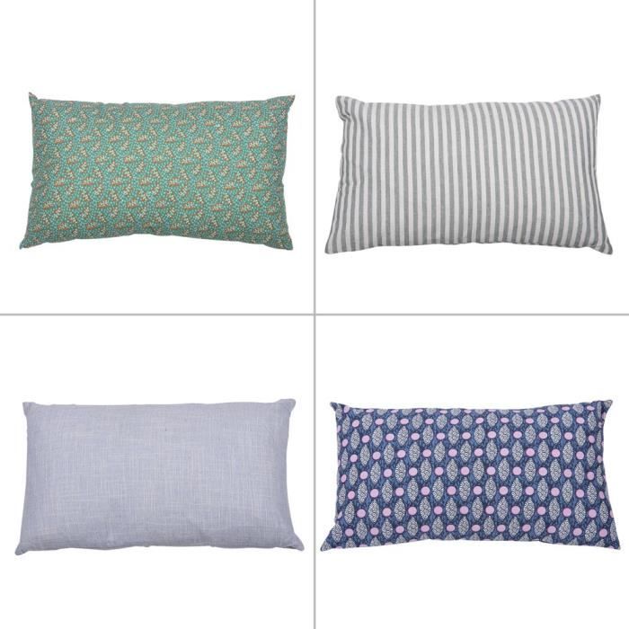Coussin indigo 30x50 cm (1 modèle aléatoire) - Table Passion Multicolore