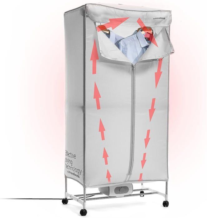 MODEZVOUS - Sechoir a Linge Electrique - Sechoir Air Chaud triple