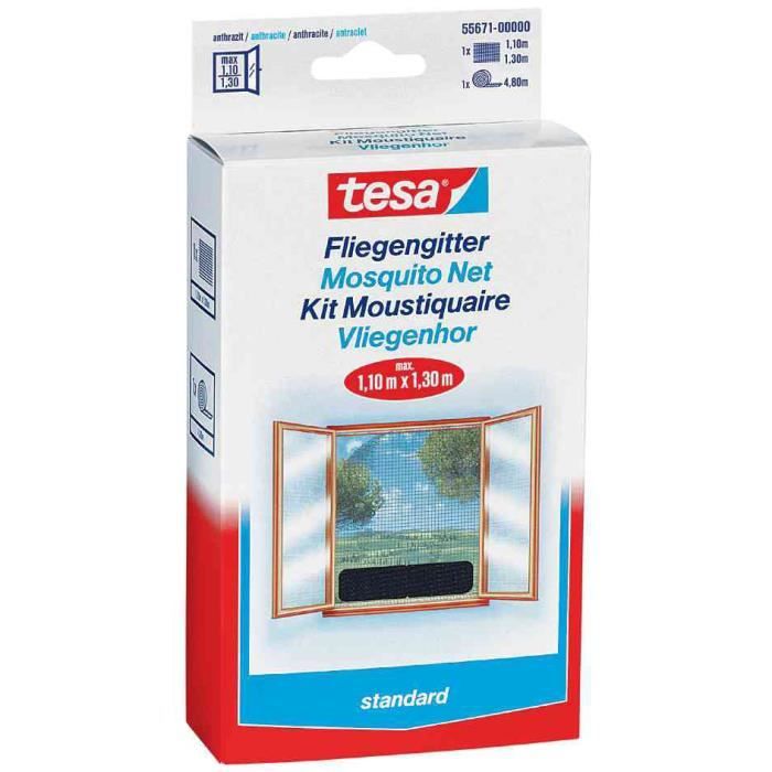 Moustiquaire STANDARD pour fenêtre, 1,50 m x 1,30