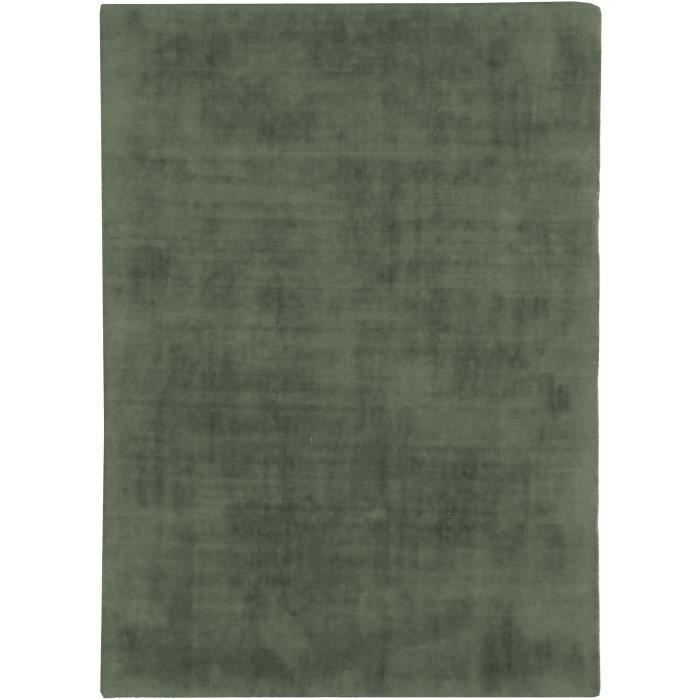 THE DECO FACTORY Tapis de salon SANTAL Synthétique - 120 x 170 cm - Vert foncé