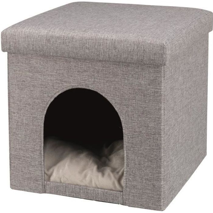TRIXIE Abri douillet Alois - 38x40x38cm - Gris - Pour chat