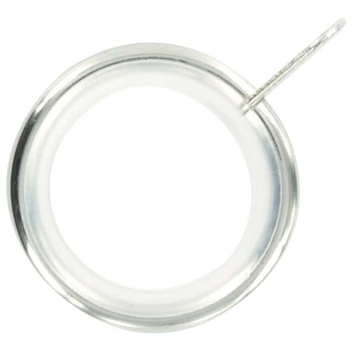 Lot De 8 Bagues Rideau Métal Antique Merriway - Diamètre Intérieur 45mm Extérieur 50mm - Laiton