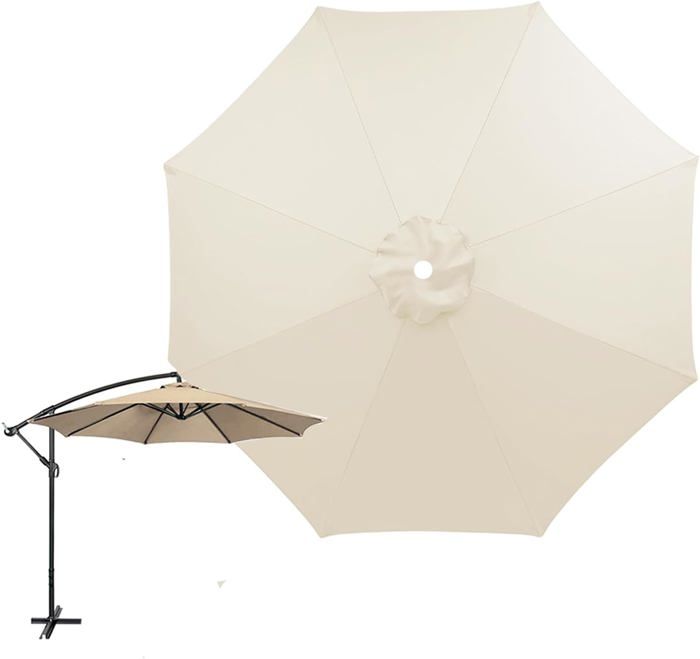 Toile De Rechange Pour Parasol De Marché – Polyester Imperméable Et Anti-UV, Pour 6/8 Baleines, Plusieurs Tailles De 2 à 4 M