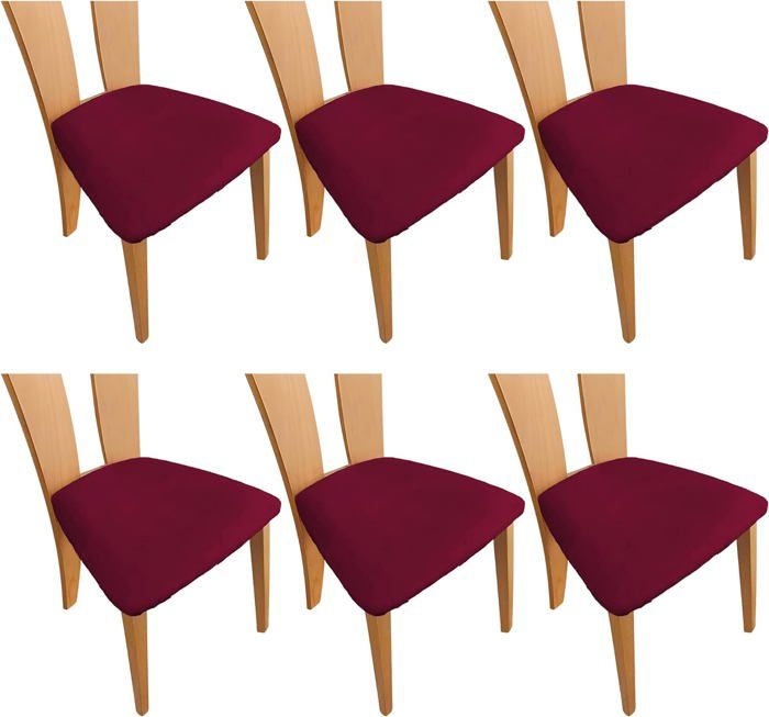 Lot De 4 Housses De Chaise En Velours élastique Avec Accoudoirs - Gris - Protection Contre Taches Et Rayures