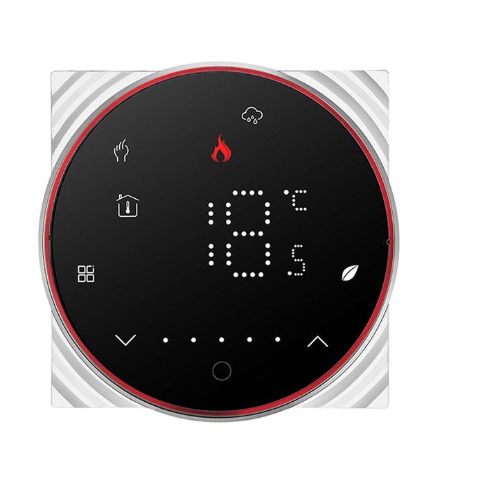 Moniteur Qualité Air Intérieur WiFi Tuya 9 En 1 - Détecteur CO2, PM2.5, Formaldéhyde, Température Et Humidité (Blanc)