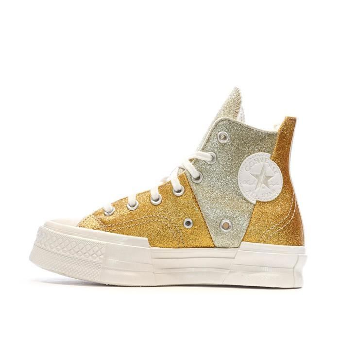 Converse Baskets Dorées Femme Converse Chuck 70 Plus A08176C