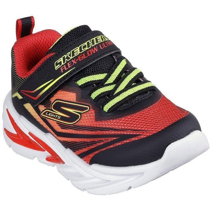 Skechers Baskets Skechers S Lights-flex-glow Rouge Fille