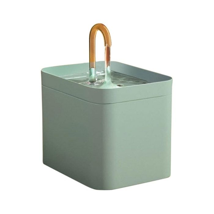 Meilleurs prix pour ®RisingFF Fontaine à eau automatique 1,5 L pour chat et chien, distributeur d'eau, bol à boire pour animaux de compagnie, vert