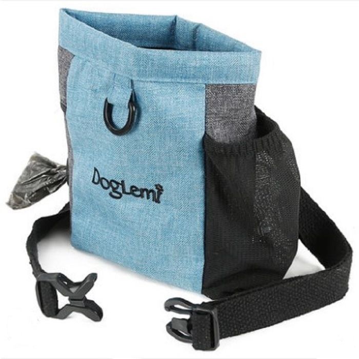 Meilleurs prix pour Sac à friandises magnétique pour chien avec ceinture réglable pochette de promenade pour animaux avec ouverture pour sac à crottes