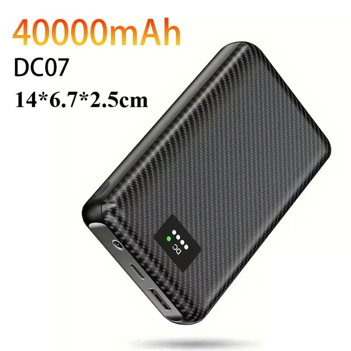 40000mAh PowerBank pour veste chauffante gilet DC 7.4V batterie Portable ventilateur de refroidissement Portable
