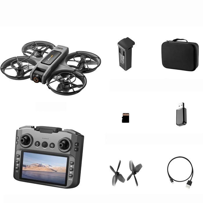 Drone Avec Caméra Pour Enfants Loolinn - Mini Drone Télécommandé Sécurisé, 2 Batteries, Certification C0 - 5