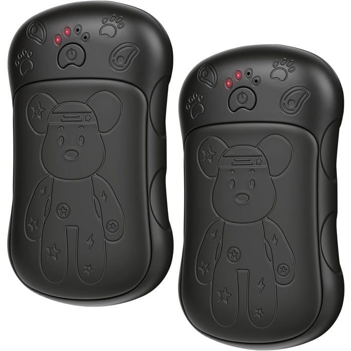 OBEST Fidget Slider Jouet Réchauffe-mains, Fidget Slider Toys, 2-en-1 Décompression magnétique métallique pour adultes, jouet EDC de décompression, Réchauffe-mains magnétique, Chargement USB
