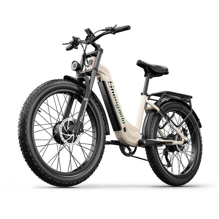 CYCROWN Vélo électrique pour adultes, moteur de crête 1000/750 W, batterie amovible 26/13/10,4