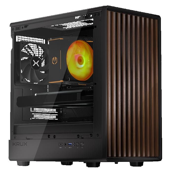 VIST Wood PC Ryzen 7 5700X - RAM 16Go - NVIDIA GeForce RTX 5060 -  SSD 500Go M.2 - WIFI - Windows 11 Pro