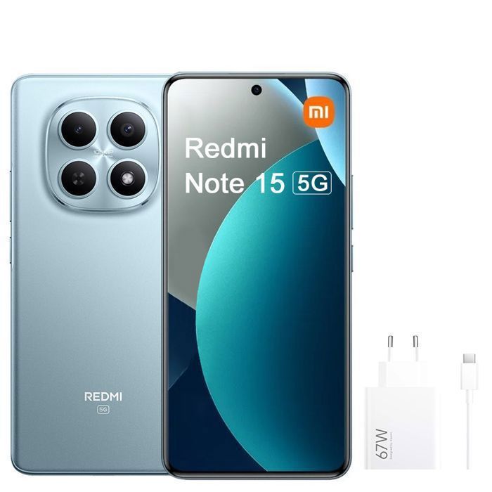 Xiaomi REDMI Note 15 256 Go Bleu - vue 7