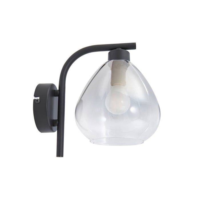 Lindby Applique Murale Pendura à intensité variable (Moderne) en Gris Verre e. a. pour Salon & Salle manger (1 lampe à E14) Lampe Lindby Applique Murale Pendura à intensité variable (Moderne) en Gris Verre e. a. pour Salon & Salle manger (1 lampe à E14) Lampe