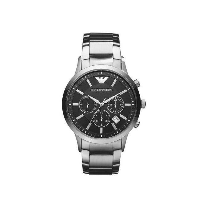 Montre - Armani - AR2434 - Quartz - 43 mm - Étanchéité 5 ATM - Couleur Noir Montre - Armani - AR2434 - Quartz - 43 mm - Étanchéité 5 ATM - Couleur Noir