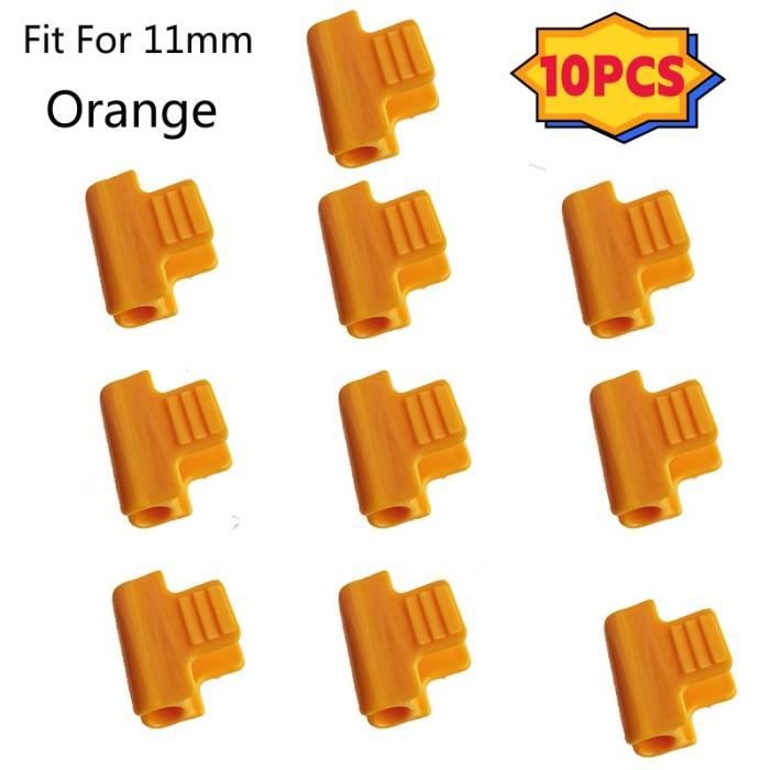 10 X Boîtiers Hydrauliques En Alliage Vert - Pour Câble De Frein Vélo | Clips En C Cadre