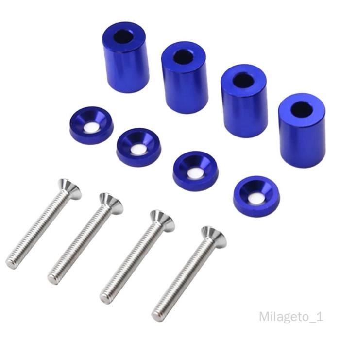 EBTOOLS pour Spacer de Hood pour Hood Spacer Kit d'élévateur d'entretoise d' évent de Capot, kit d'entretoise d'entretoise de Ventilation de Capot de Moteur en Alliage d'aluminium pour Moteur Turbo 6m EBTOOLS pour Spacer de Hood pour Hood Spacer Kit d'élévateur d'entretoise d' évent de Capot, kit d'entretoise d'entretoise de Ventilation de Capot de Moteur en Alliage d'aluminium pour Moteur Turbo 6m